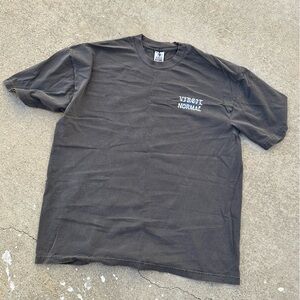 Virgil normal - Men's Black Graphic T-Shirt / washed black